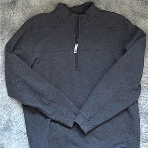 Vineyard Vines Men’s Gray 3/4 Zip Logo Pullover Size Large